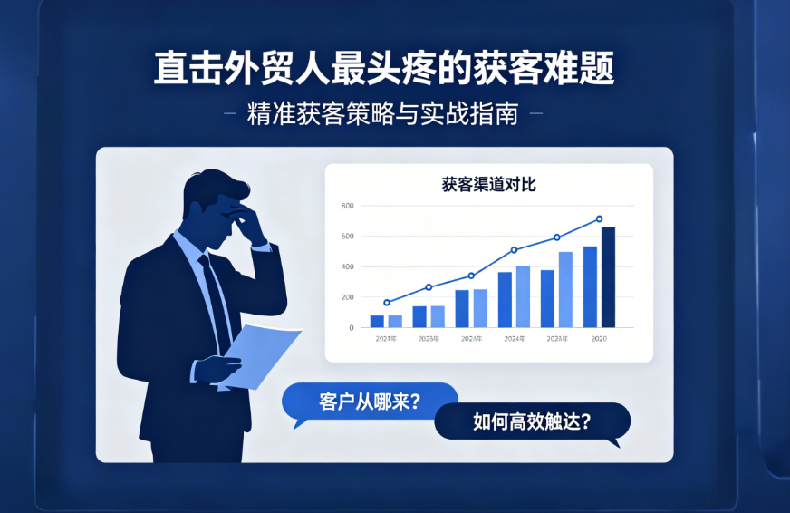 直击外贸人最头疼的获客难题