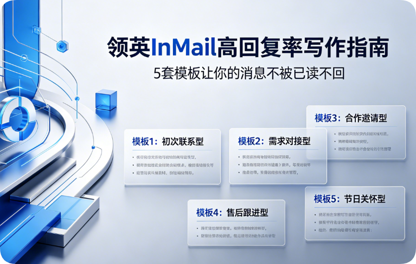 领英InMail高回复率写作指南｜5套模板让你的消息不被已读不回