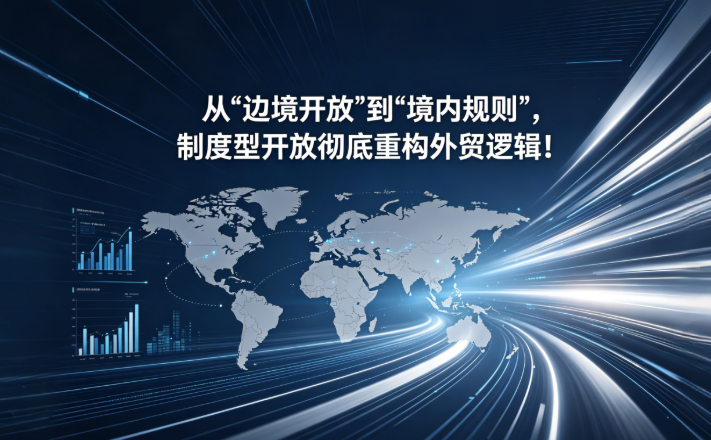 2026 外贸新风暴🌪️：从 “边境开放” 到 “境内规则”，制度型开放彻底重构外贸逻辑！