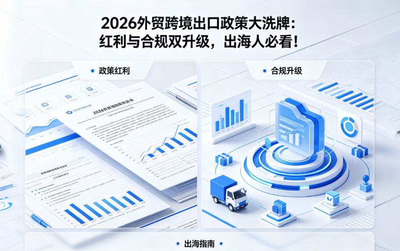 2026外贸跨境出口政策大洗牌：红利与合规双升级，出海人必看！