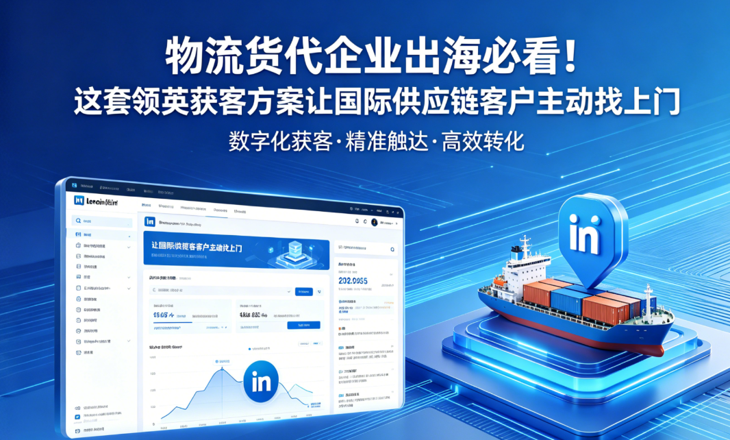 物流货代企业出海必看！这套领英获客方案让国际供应链客户主动找上门 
