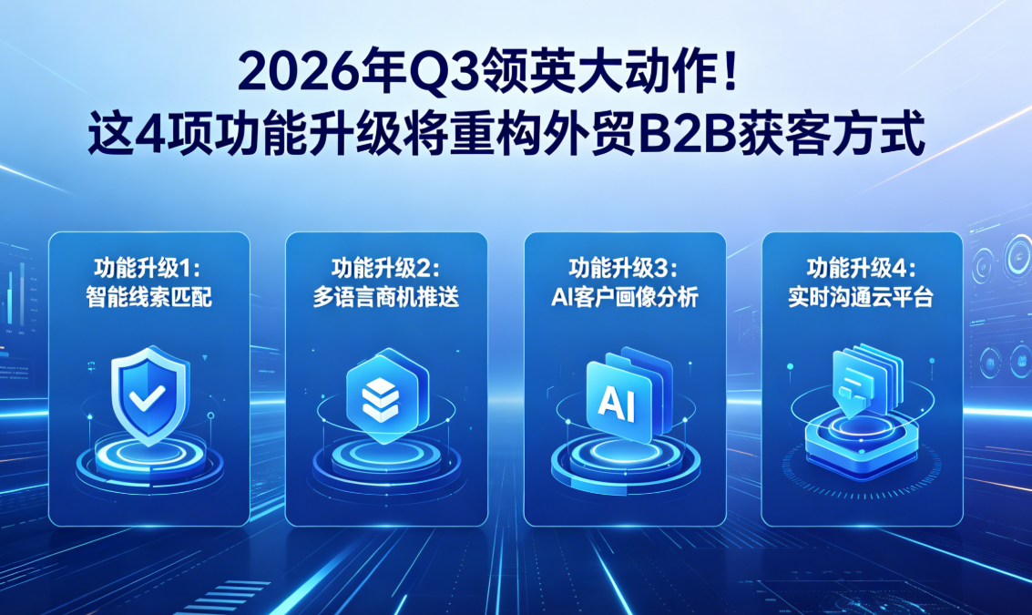 2026年Q3领英大动作！这4项功能升级将重构外贸B2B获客方式