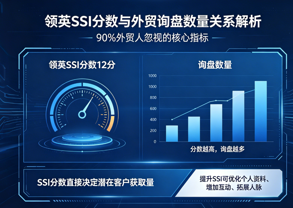 领英SSI只有12分？90%外贸人不知道这个分数直接决定你的询盘数量