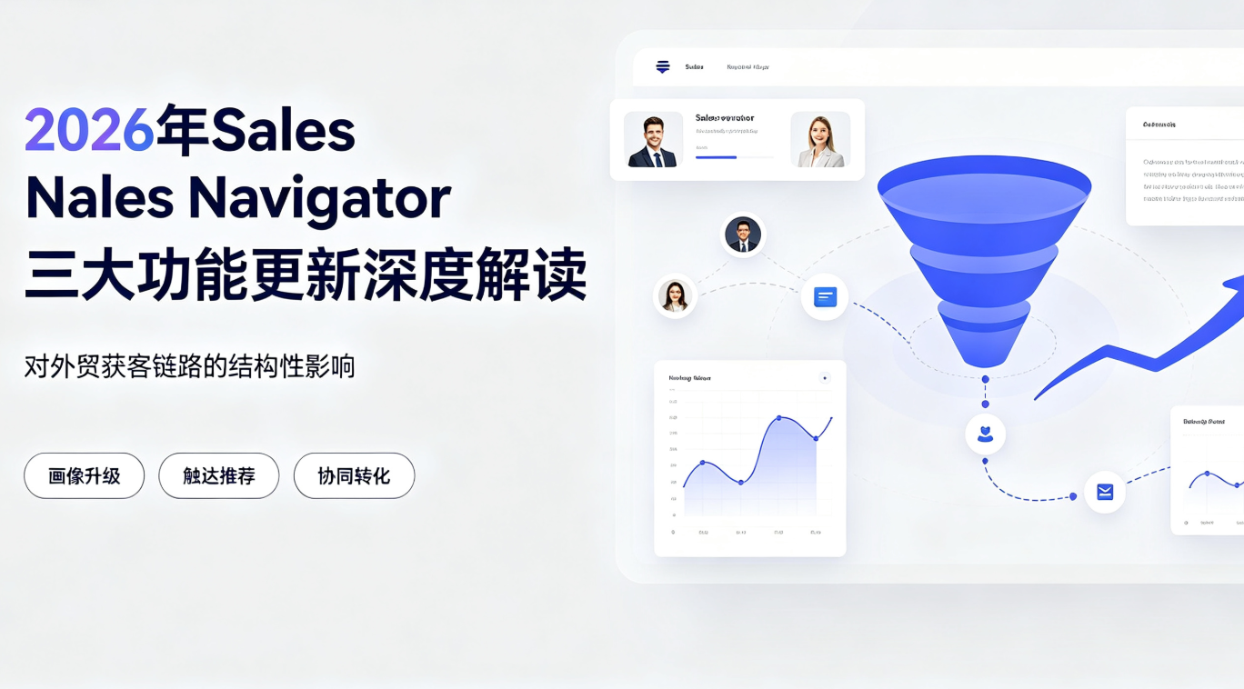 2026年Sales Navigator三大功能更新深度解读：对外贸获客链路的结构性影响
