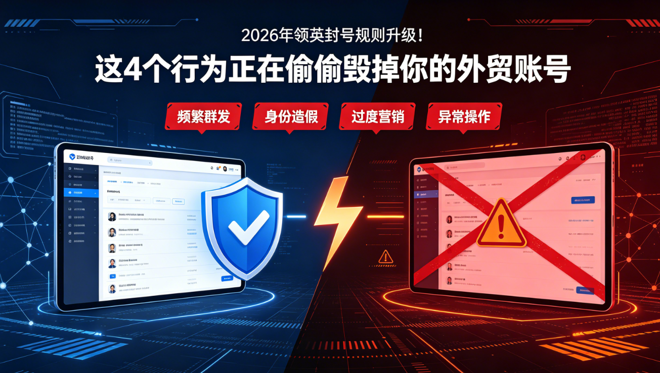 2026年领英封号规则升级！这4个行为正在偷偷毁掉你的外贸账号